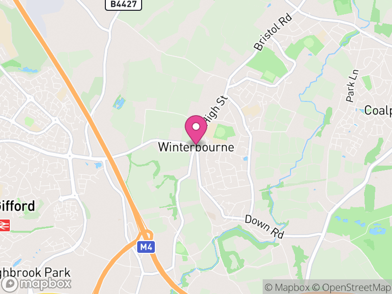 Map of Winterbourne, South Gloucestershire
