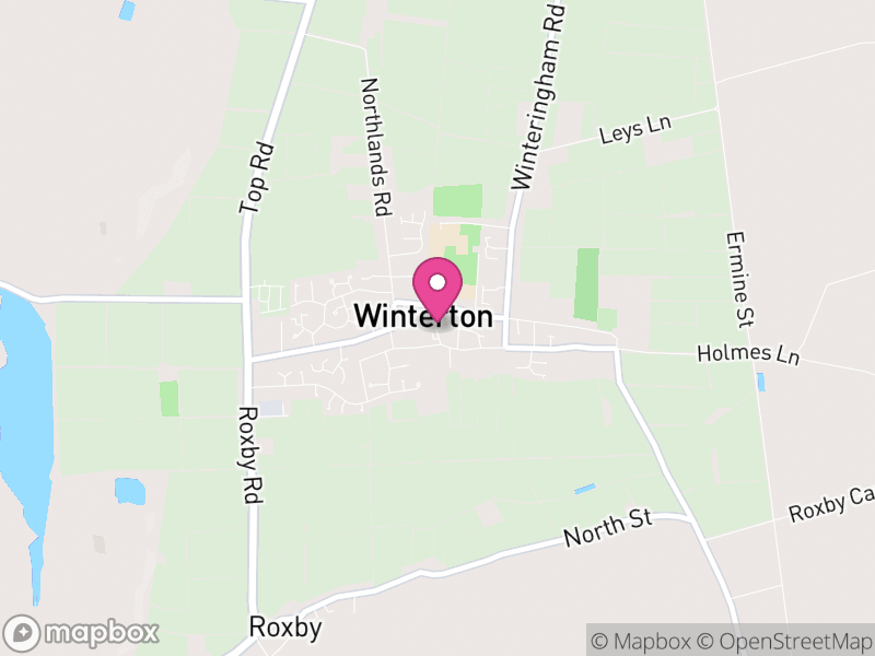 Map of Winterton, North Lincolnshire