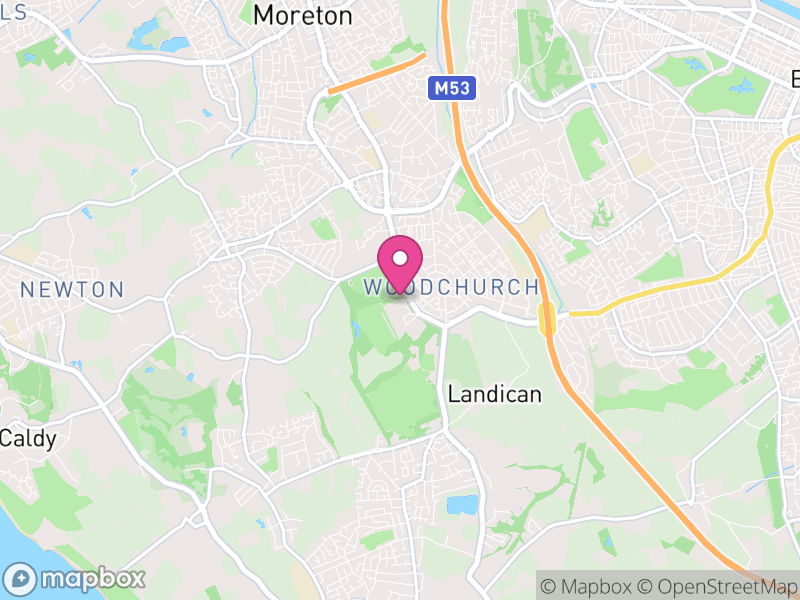 Map of Wirral, Liverpool City Region