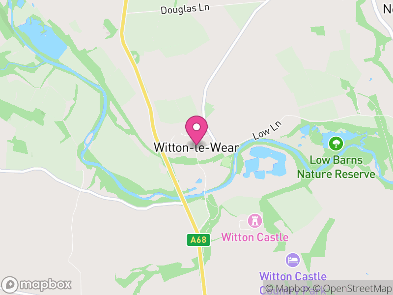 Map of Witton-le-Wear, County Durham