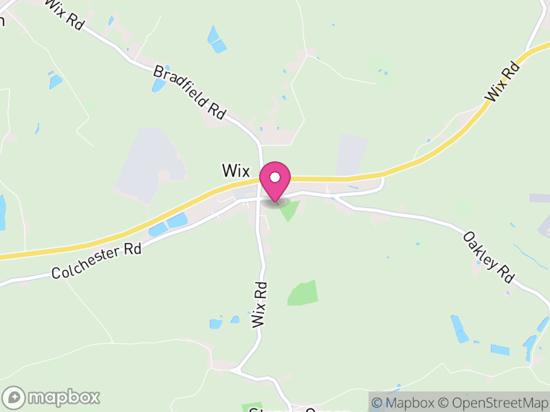 Map of Wix, Tendring