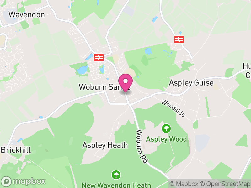Map of Woburn Sands, Milton Keynes