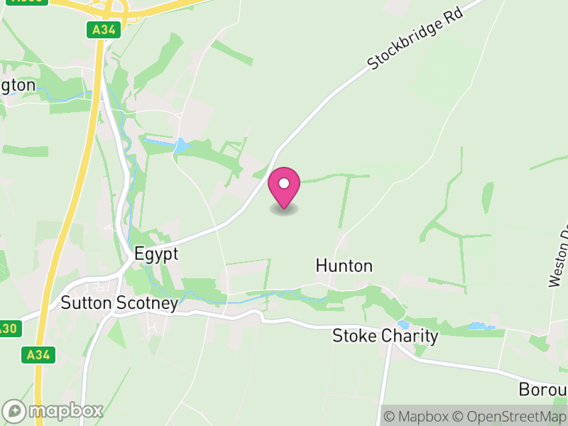 Map of Wonston, Winchester