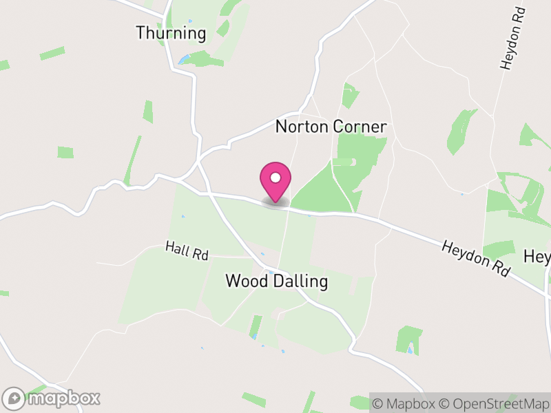 Map of Wood Dalling, Broadland