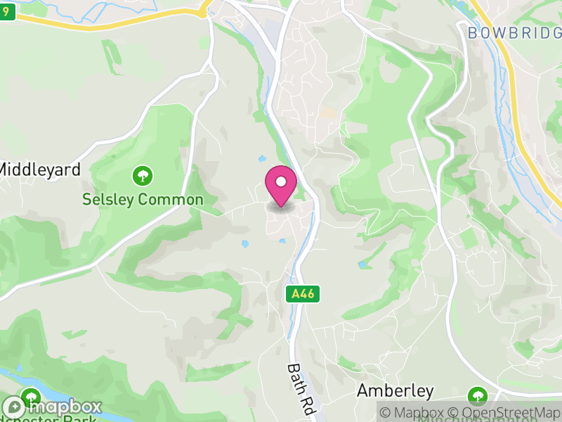 Map of Woodchester, Stroud