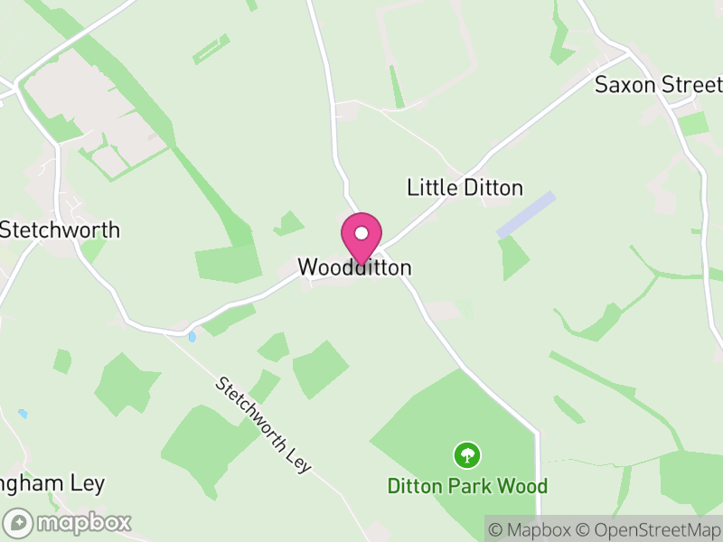 Map of Woodditton, East Cambridgeshire