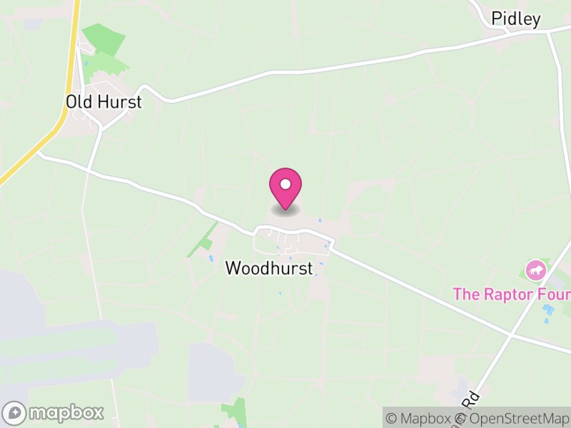 Map of Woodhurst, Huntingdonshire