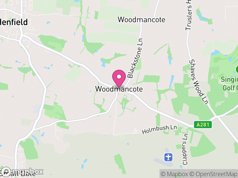 Map of Woodmancote, Horsham