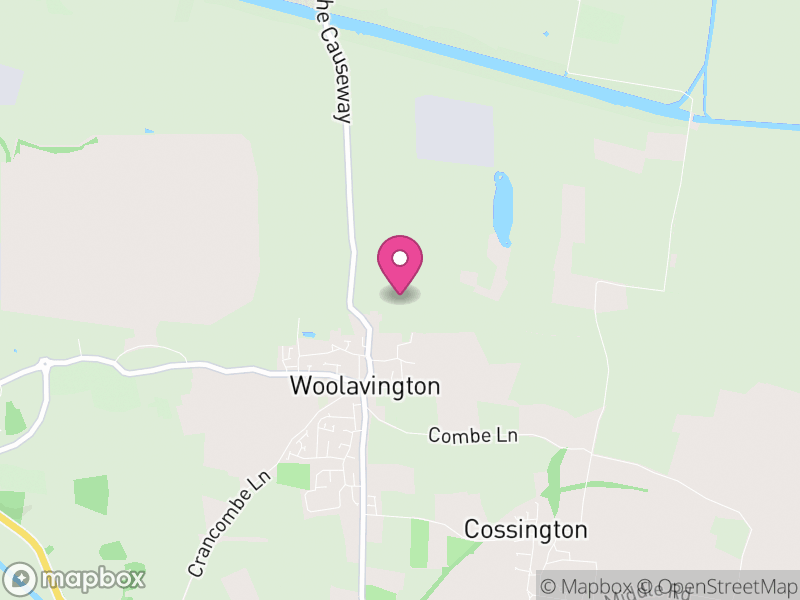 Map of Woolavington, Somerset