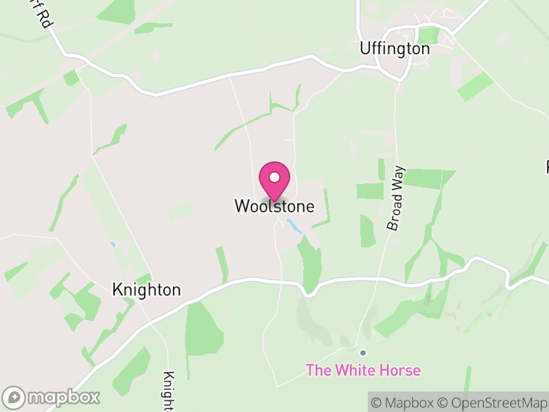 Map of Woolstone, Vale of White Horse
