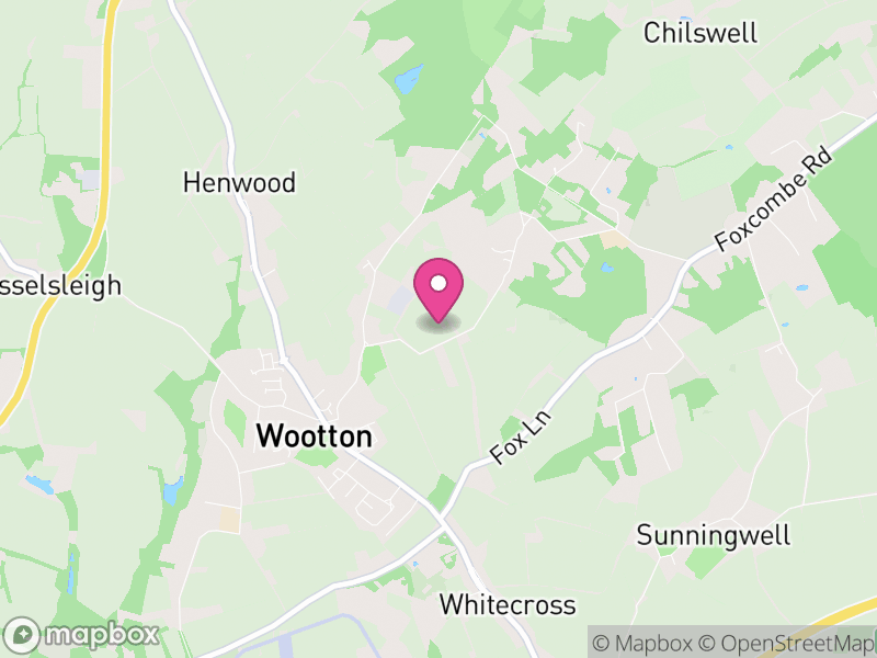 Map of Wootton, Vale of White Horse
