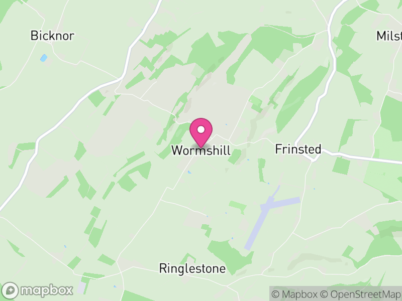 Map of Wormshill, Maidstone