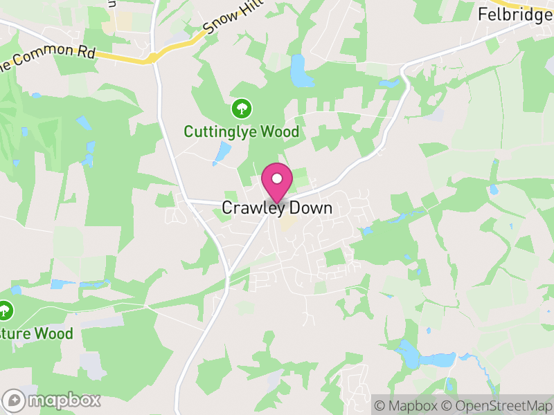 Map of Worth, Mid Sussex