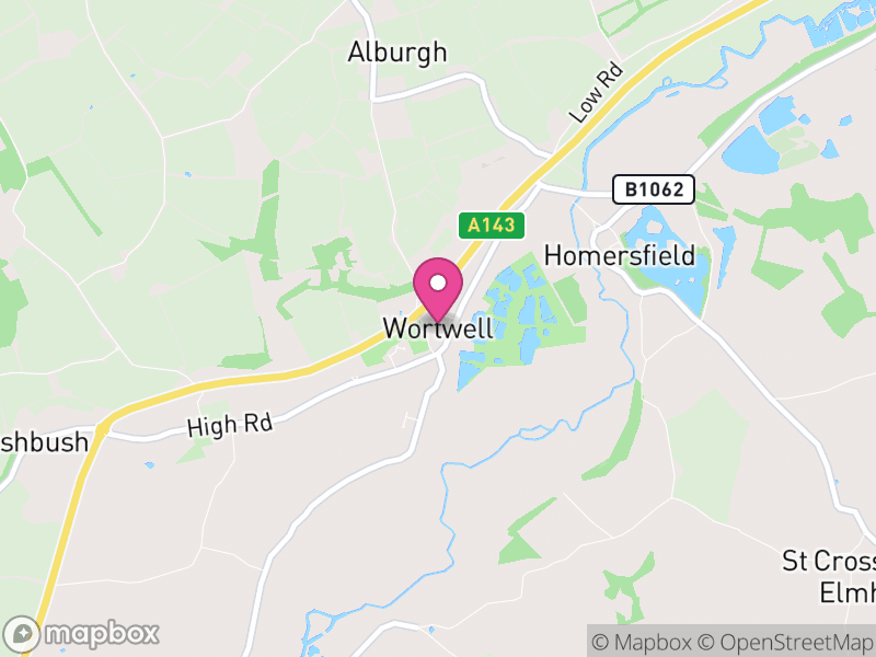 Map of Wortwell, South Norfolk