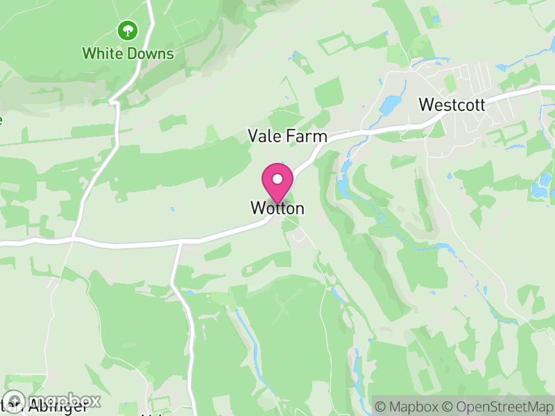 Map of Wotton, Mole Valley