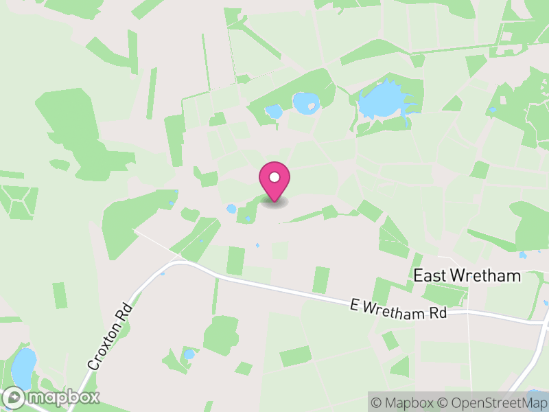 Map of Wretham, Breckland