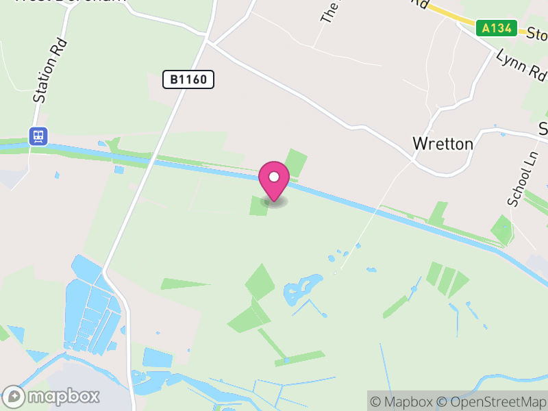 Map of Wretton, King's Lynn and West Norfolk