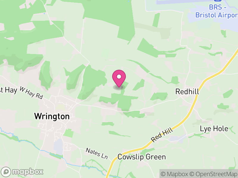 Map of Wrington, North Somerset