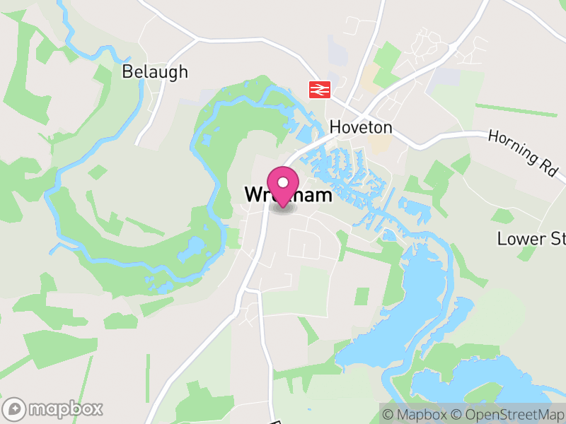 Map of Wroxham, Broadland