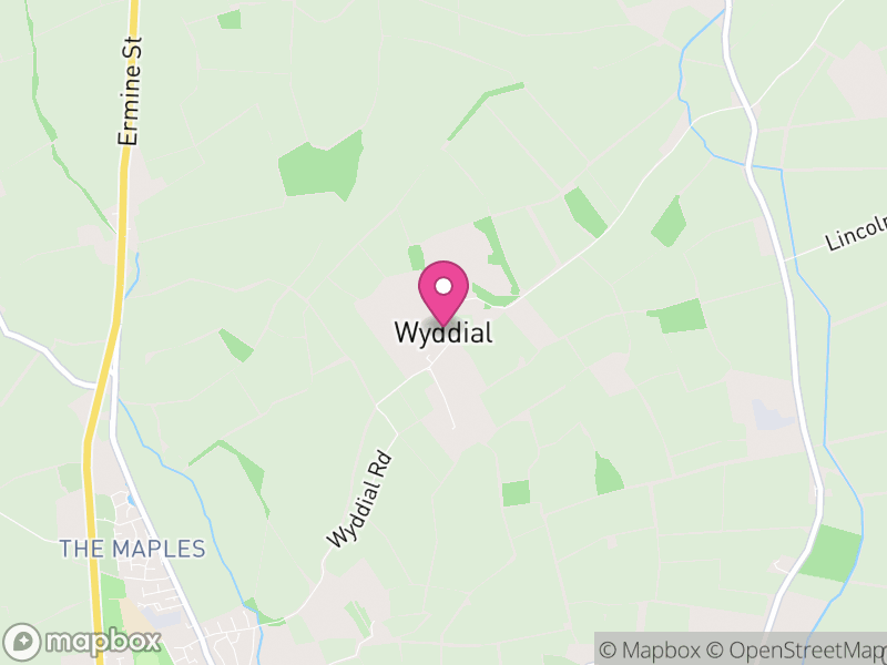 Map of Wyddial, East Hertfordshire