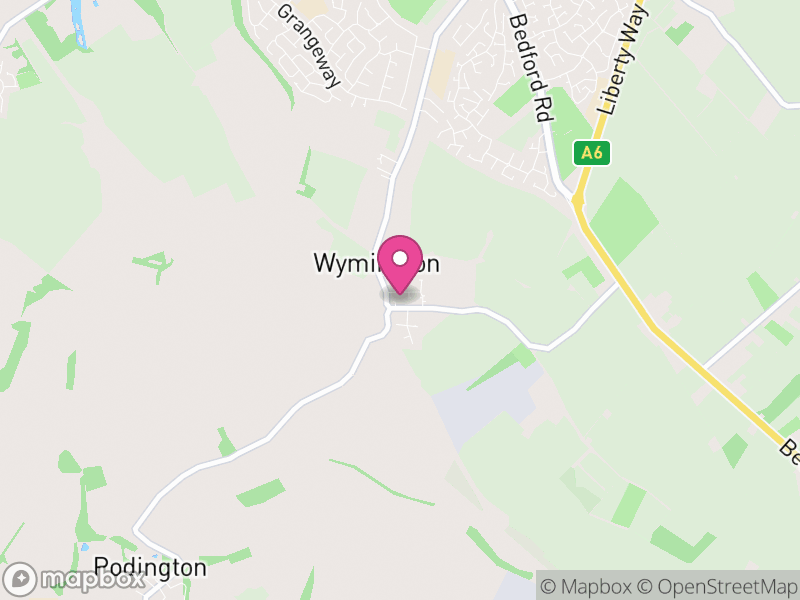 Map of Wymington, Bedford