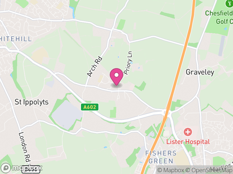 Map of Wymondley, North Hertfordshire