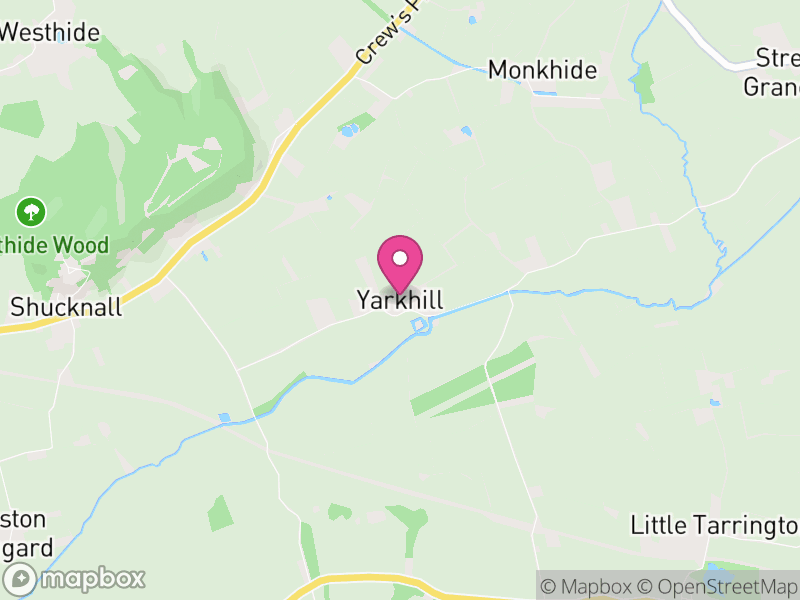 Map of Yarkhill, Herefordshire