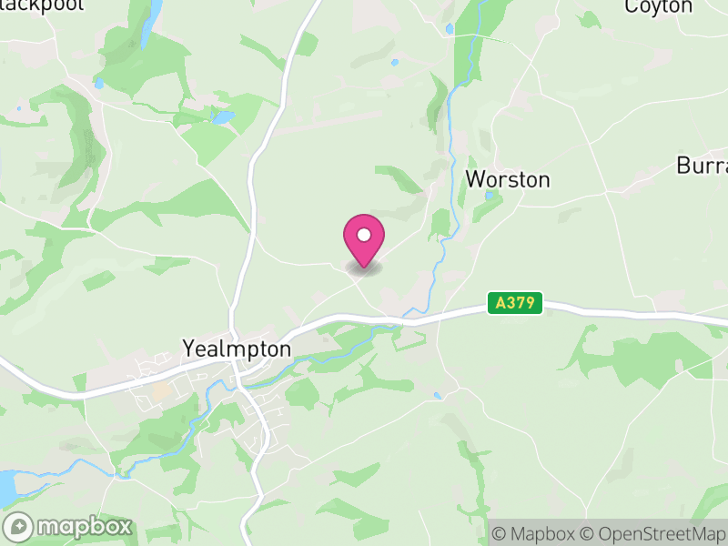 Map of Yealmpton, South Hams