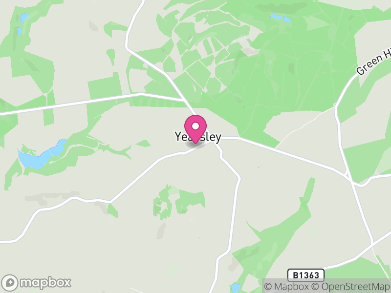 Map of Yearsley, North Yorkshire