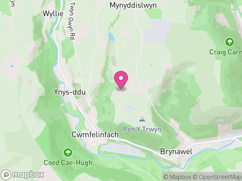 Map of Ynysddu, Caerphilly