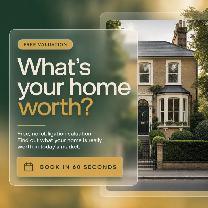 Glass & Gradient style — example social template