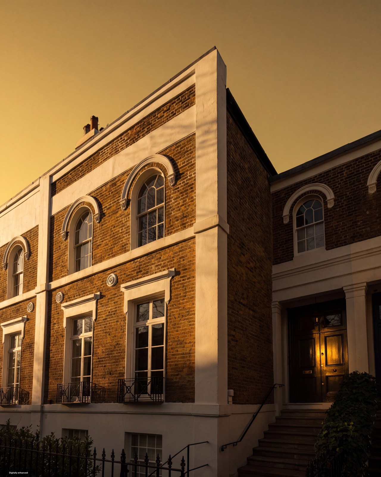 Addison Avenue W11 — Elite Series frame 1, cinematic re-lit render of the property's own photography