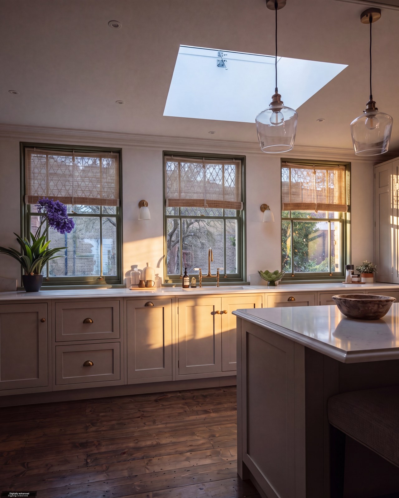 Addison Avenue W11 — Elite Series frame 2, cinematic re-lit render of the property's own photography